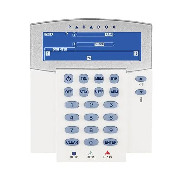 Paradox K38 – 32 Bölge Kablosuz İkon LCD Tuş Takımı