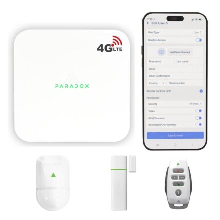 Paradox M25LTE-SET – Hibrit Alarm Seti (Wi-Fi / Ethernet / LTE)