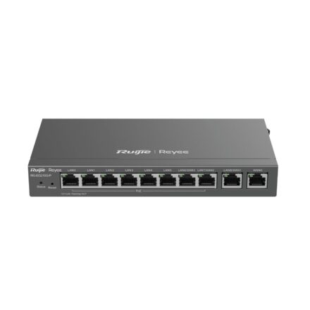 Ruijie Reyee RG-EG210G-P – 10 Port PoE+ Gigabit 200 Kullanıcı Web Yönetilebilir Gateway / Router