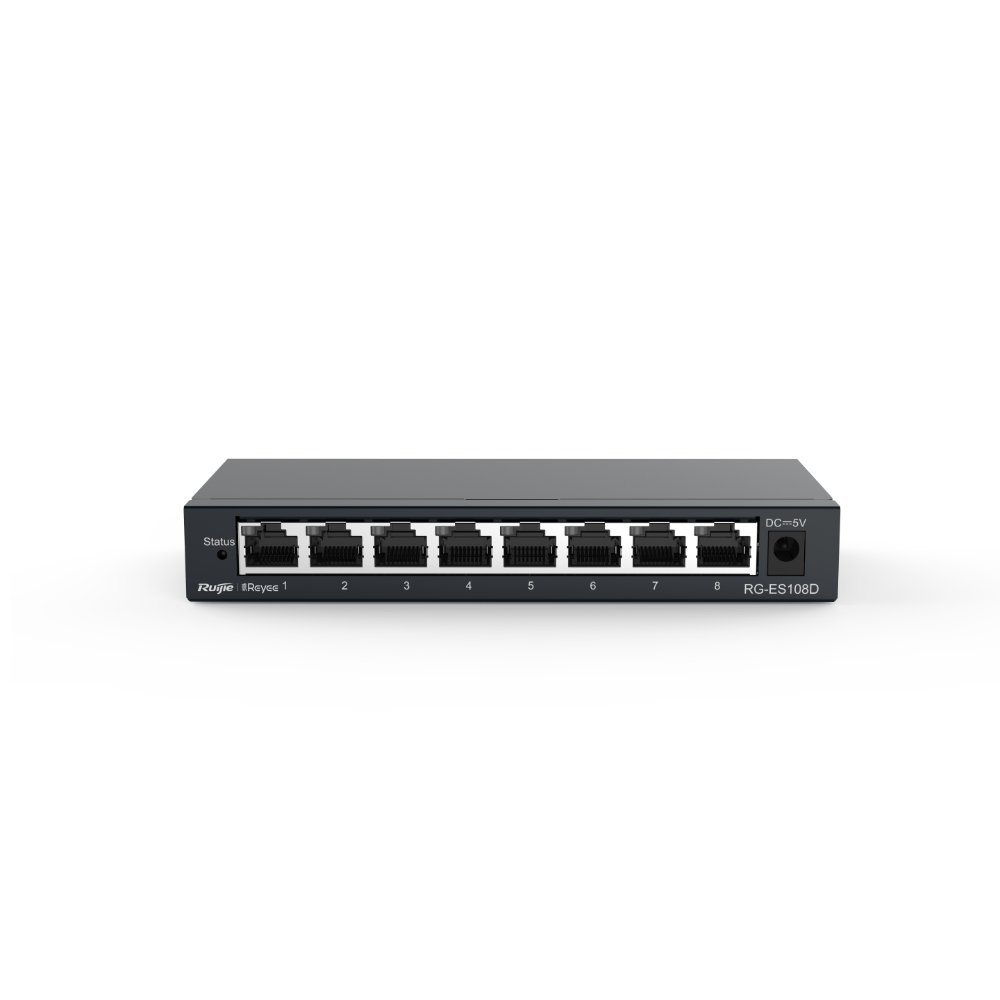 Ruijie Reyee RG-ES108D – 8 Port 10/100 Yönetilemez Switch