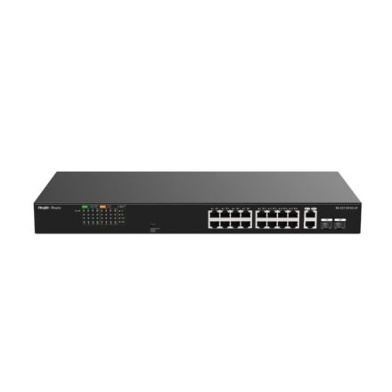 Ruijie Reyee RG-ES118FGS-LP – 16 Port FE PoE 120W +2GE +2COMBO Yönetilemez Switch