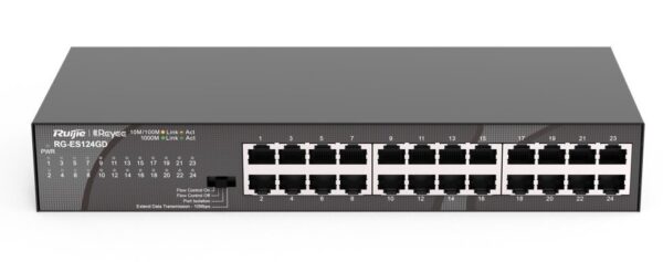 Ruijie Reyee RG-ES124GD – 24 Port 10/100/1000 Yönetilemez Rack Switch