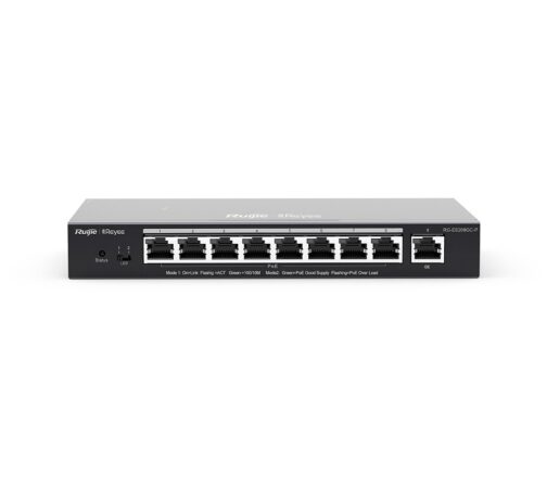 Ruijie Reyee RG-ES209GC-P – 9 Port 10/100/1000 8xPoE 120W Yönetilebilir Switch