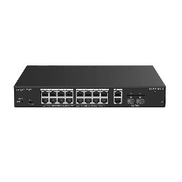 Ruijie Reyee RG-ES220GS-LP – 18 Port 10/100/1000 16xPoE 130W +2SFP Yönetilebilir Switch