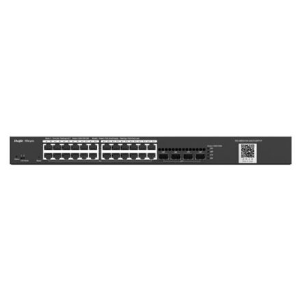 Ruijie Reyee RG-NBS3100-24GT4SFP-P – 24 Port 10/100/1000 +4SFP PoE 370W Yönetilebilir Switch