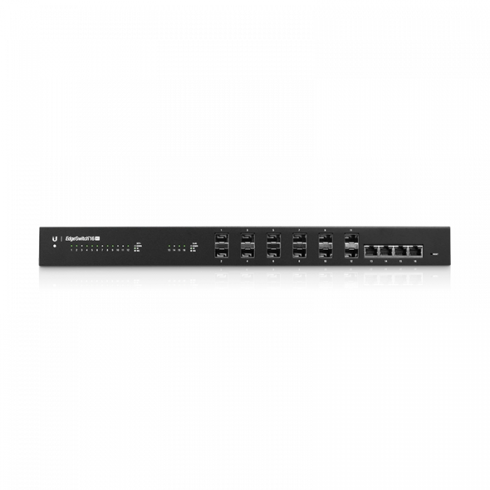 Ubiquiti ES-16-XG – UISP EdgeSwitch 16 XG – 10G SFP+ Fiber Omurga (Aggregation) Switch