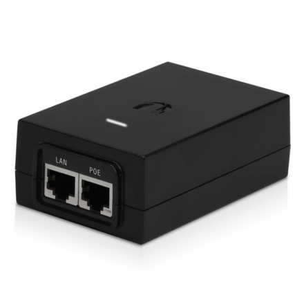 Ubiquiti POE-24-12W-G – 24V 0.5A Gigabit PoE Adaptör – Pasif PoE Enjektör