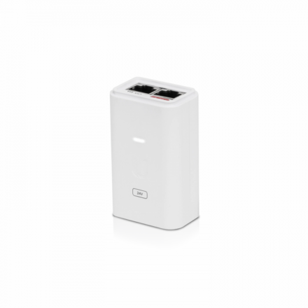 Ubiquiti POE-24-12W-G-WH – 24V 0.5A Gigabit PoE Adaptör – Pasif PoE Enjektör Beyaz