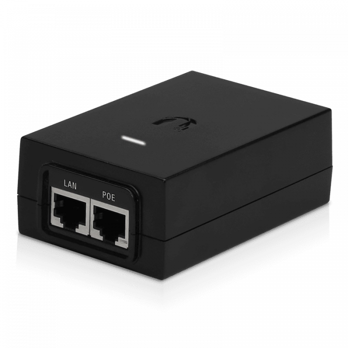 Ubiquiti POE-24-12W-G – 24V 0.5A Gigabit PoE Adaptör – Pasif PoE Enjektör