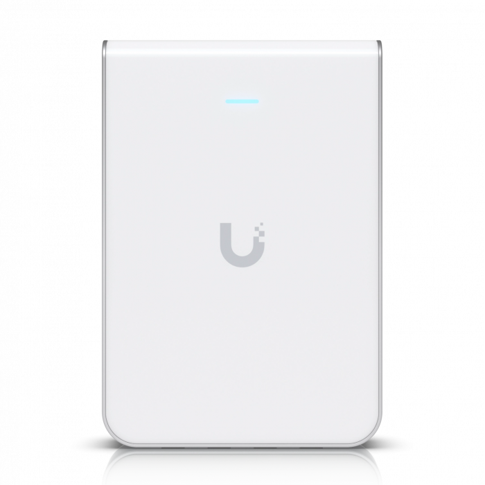 Ubiquiti U6-IW – U6 IW, Access Point, UniFi6 In-Wall, WiFi 6 Dual Band, 1x GbE PoE In, 4x GbE PoE Out