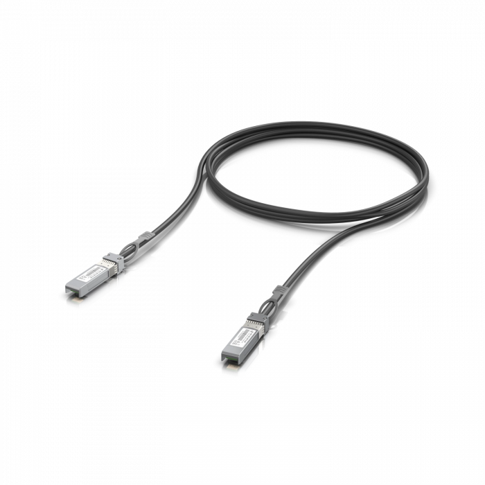 Ubiquiti UACC-DAC-SFP10-3M – UniFi 10G SFP+ DAC Bağlantı Kablosu Siyah – 3 Metre UACC-DAC-SFP10-3M