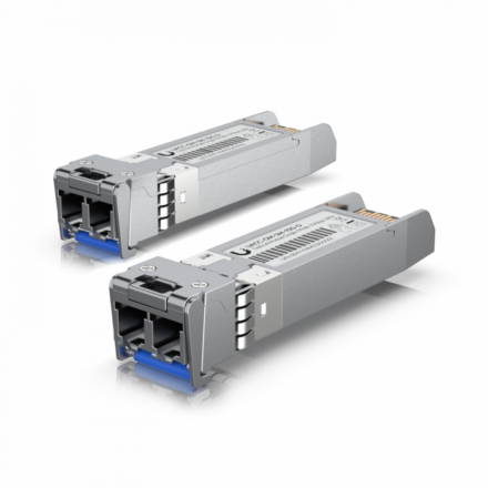 Ubiquiti UACC-OM-SM-10G-D-2 – 10G SFP+ Single-Mode Fiber Modül, 10km Uzun Menzil (2’li Paket)