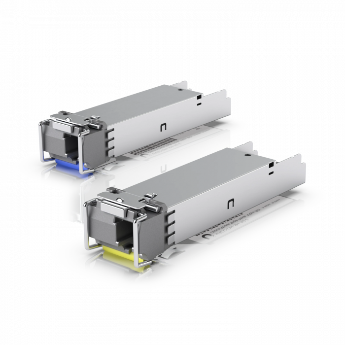 Ubiquiti UACC-OM-SM-1G-S-2 – UniFi 1G BiDi SFP Modül Seti, Tek Kıl Fiber (Simplex) Alıcı-Verici