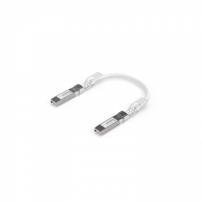 Ubiquiti UACC-Uplink-SFP28-0.15M – UniFi 25G / 10G SFP28 Auto DAC Kablo – 0.15 Metre (15 cm) Beyaz