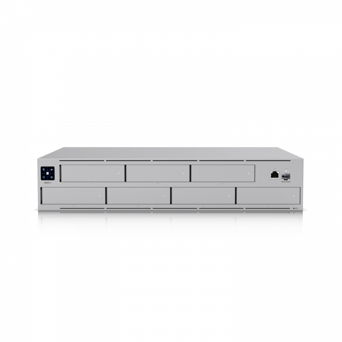 Ubiquiti UNAS-Pro – UniFi UNAS Pro, NAS Server, 2U, 7x HDD, 1x 10G SFP+, 1x GbE RJ45 NAS Depolama