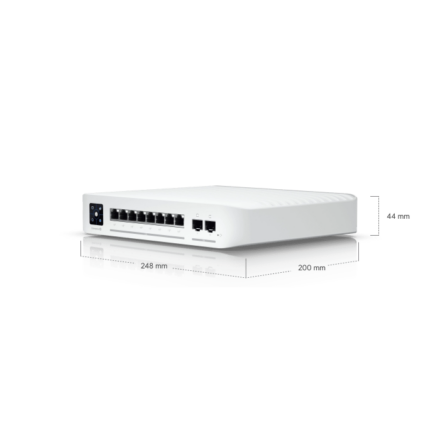 Ubiquiti USW-Enterprise-8-PoE – UniFi Switch Enterprise 8 PoE, 8-Port 2.5GbE Layer 3 PoE+ Switch