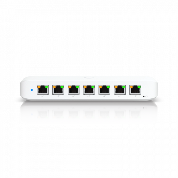 Ubiquiti USW-Ultra-(42W) – UniFi Switch Ultra, PoE+ Passthrough & PoE++ Destekli Switch