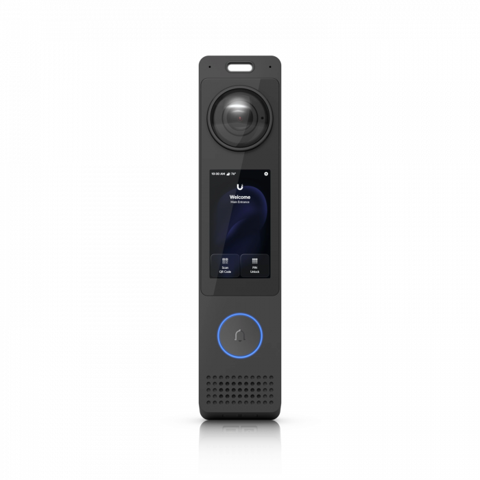 Ubiquiti UVC-G6-Pro-Entry – UniFi G6 Pro Entry, 12MP Çift Kameralı Akıllı İnterkom ve Face ID Kapı Sistemi